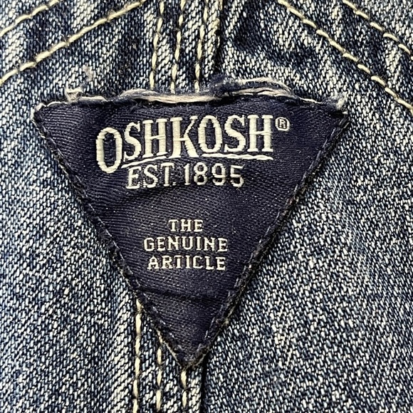 Vintage Oshkosh Adult Denim Overall Bibs Size 36 - Picture 8 of 10